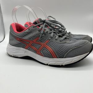 ASICS GEL-Contend 6 1012A571 Running Shoes, Women's Size 8.5, Grey/Pink